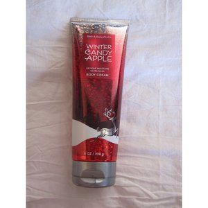 NEW Bath & Body Works Winter Candy Apple Body Cream Ultra Shea Moisturizer 8 oz.